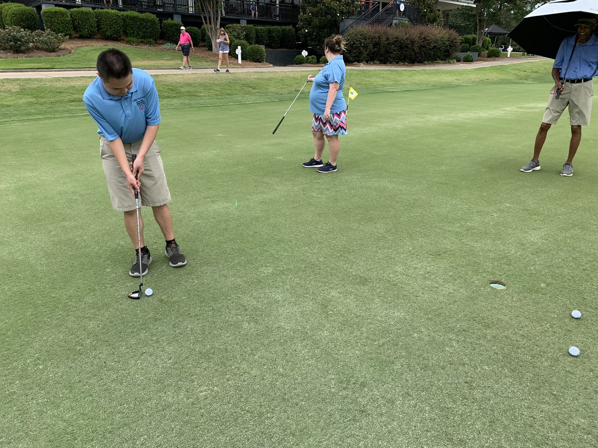 SONorthCarolina's tweet photo. Golfers from Lake Norman, Rowan County, Iredell County and @sosouthcarolina took to the course at @FortMillGolf today for our first stop of the 2022 SONC Golf Tour! ⛳️ https://t.co/4811aewODH