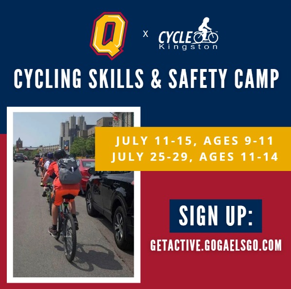 Still looking for a summer camp option for your young cyclist? Cycle Kingston is joining with Queen's Camps this summer to deliver a Cycling Skills and Cycling Safety camp. Use this link to sign up! getactive.gogaelsgo.com/Program/GetPro…
Find it under the "Learn to Train Camps" tab