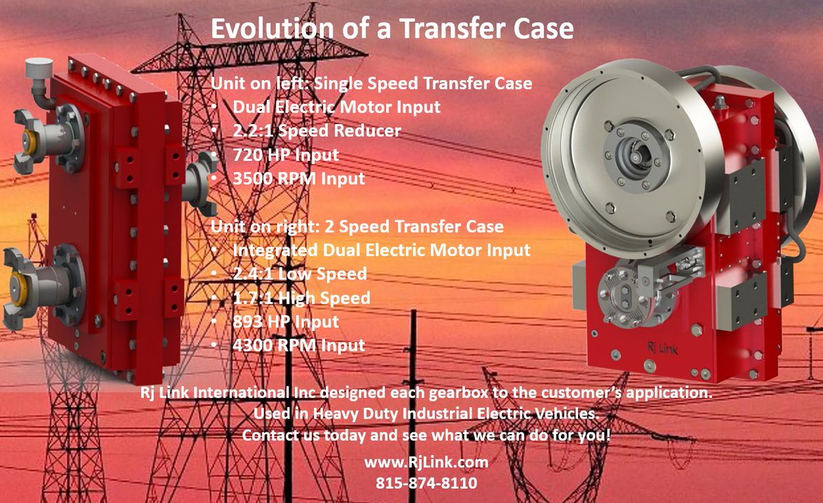 RjLinkInt1's tweet photo. Rj Link International gearbox. Evolution of a Transfer Case. Designing a single speed gearbox into a 2 speed gearbox.

#gearbox #engineering https://t.co/yFs4mWACnx