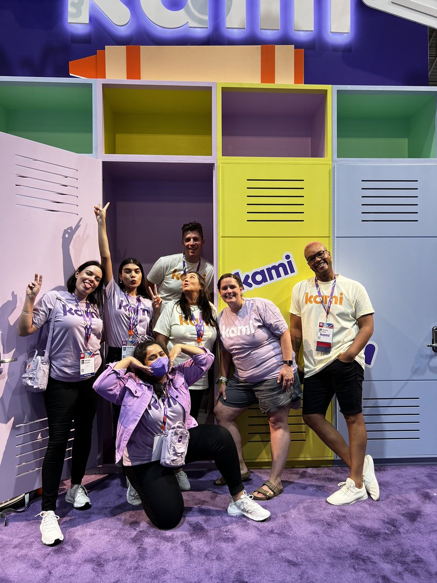 Representing my new <a href="/KamiApp/">Kami</a> swag! #ISTELive22