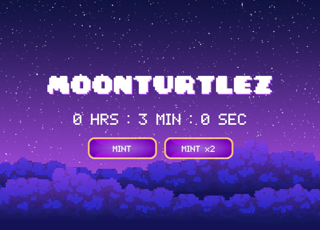 Moonturtlez's tweet photo. https://t.co/v4OUADssRM   
FULL FREE MINT !!! 🚀🌕 
YIPPEEE! https://t.co/skDyb757HH