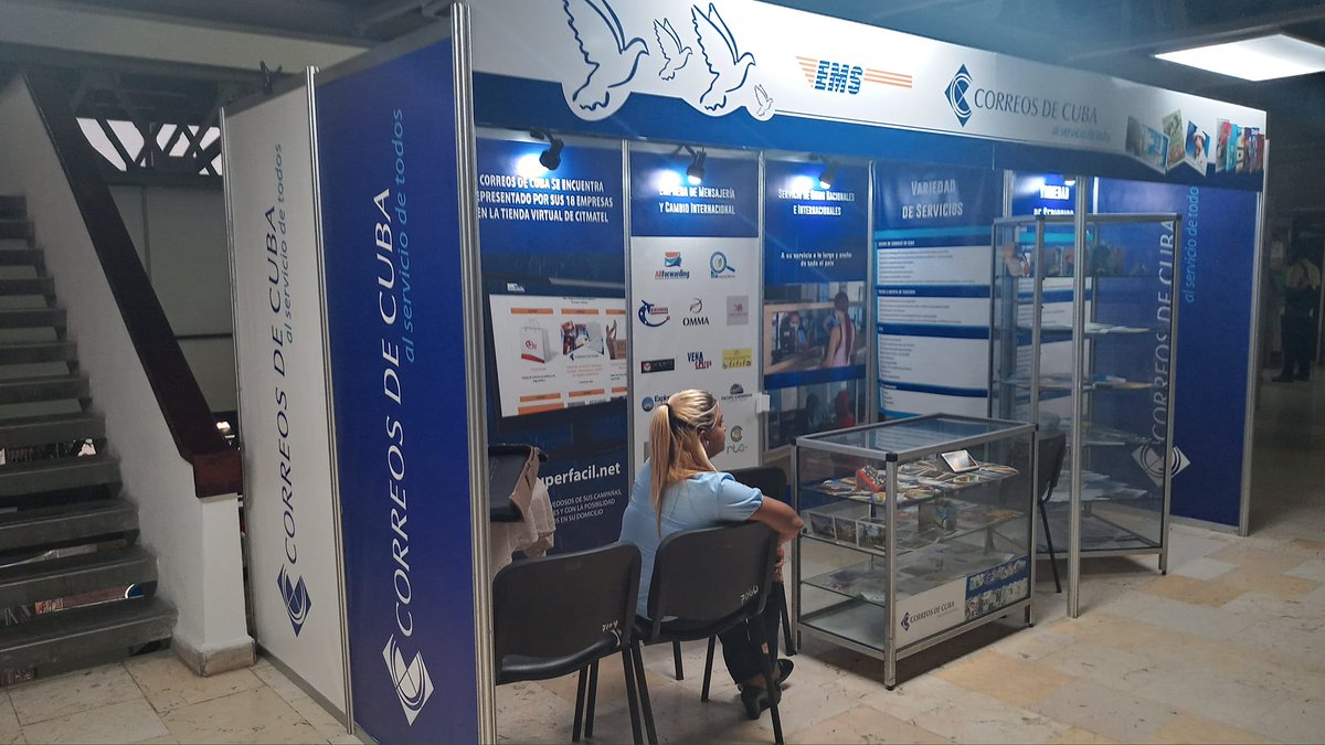 CorreosdeCuba's tweet photo. #CorreosdeCuba #AlServicioDeTodos
PRESENTE CORREOS DE CUBA EN EXPOCARIBE 2022... Ver más en: https://t.co/HHYsHyZrqq https://t.co/c2hTVNc0kk