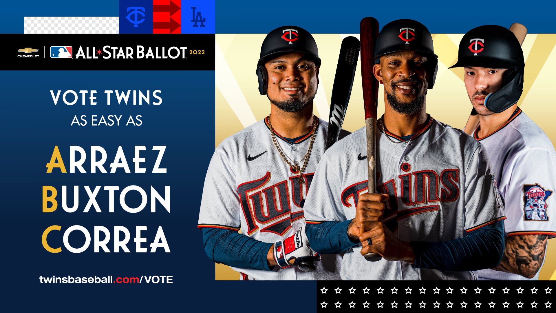 Minnesota Twins on X: It's as easy as ABC! #VoteTwins:    / X