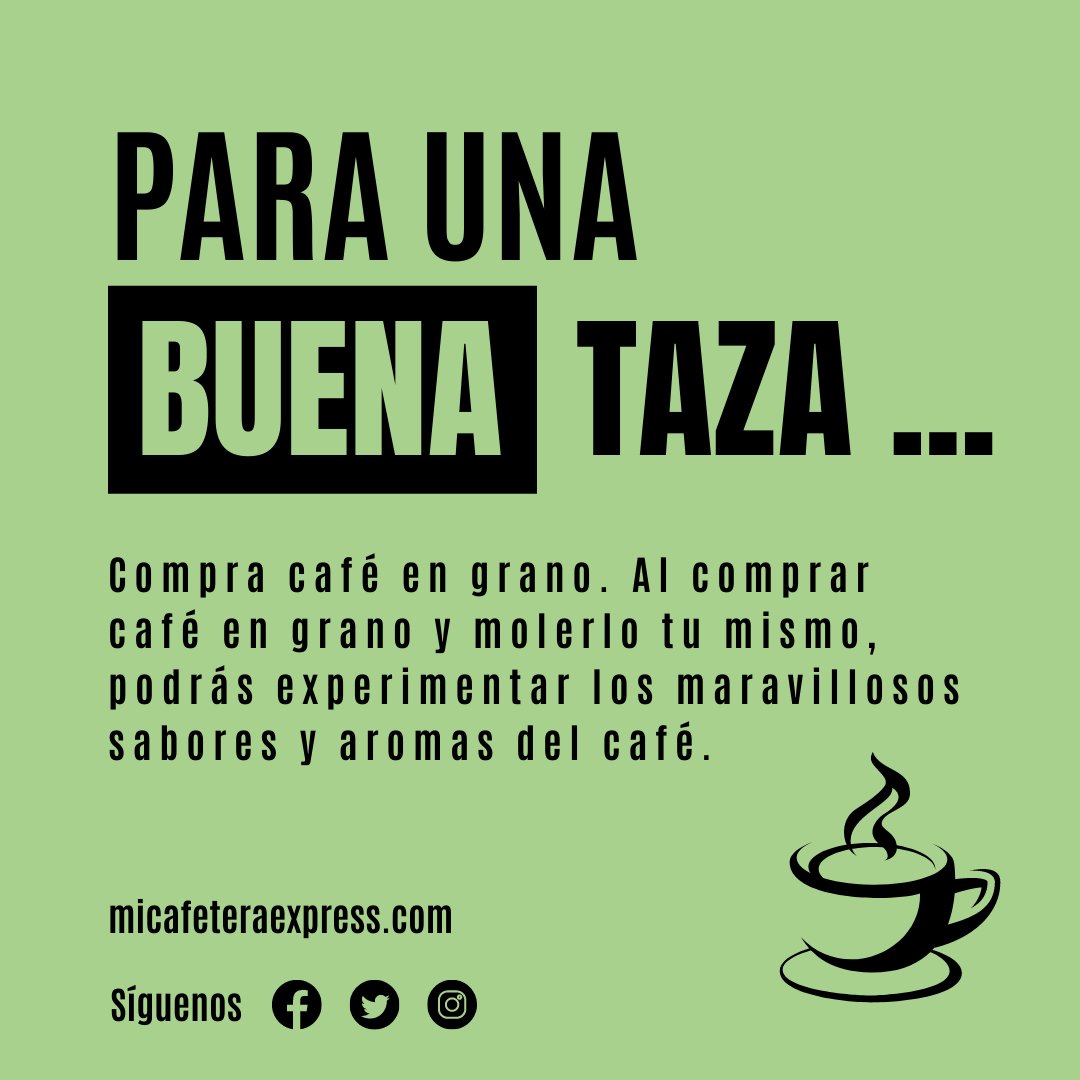 Mi Cafetera Express tweet media