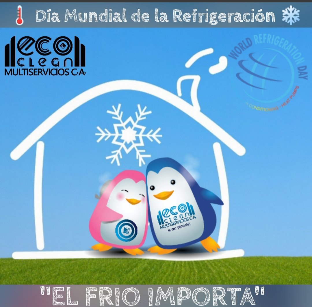 ECOCLEAN21's tweet photo. “El Frío importa” es el nombre de la jornada online que se celebra hoy  27 de junio en España en el marco del 
🌍Día Mundial de la Refrigeración.
Promovido por las Naciones Unidas oficialmente cada 26 de junio, resaltando las buenas prácticas❄️ 
#refrigeración 
#refrigeracion https://t.co/S3dJpWmGuW