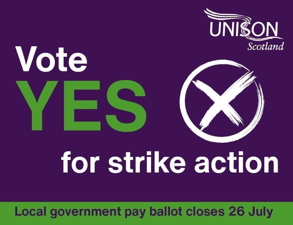 unisoninver's tweet photo. Scottish Local Government Pay Dispute, Selective Strike Ballot. Remember to post your ballot paper. 📮 Vote YES to Strike Action! 🗳 https://t.co/yhzBuGrVO4