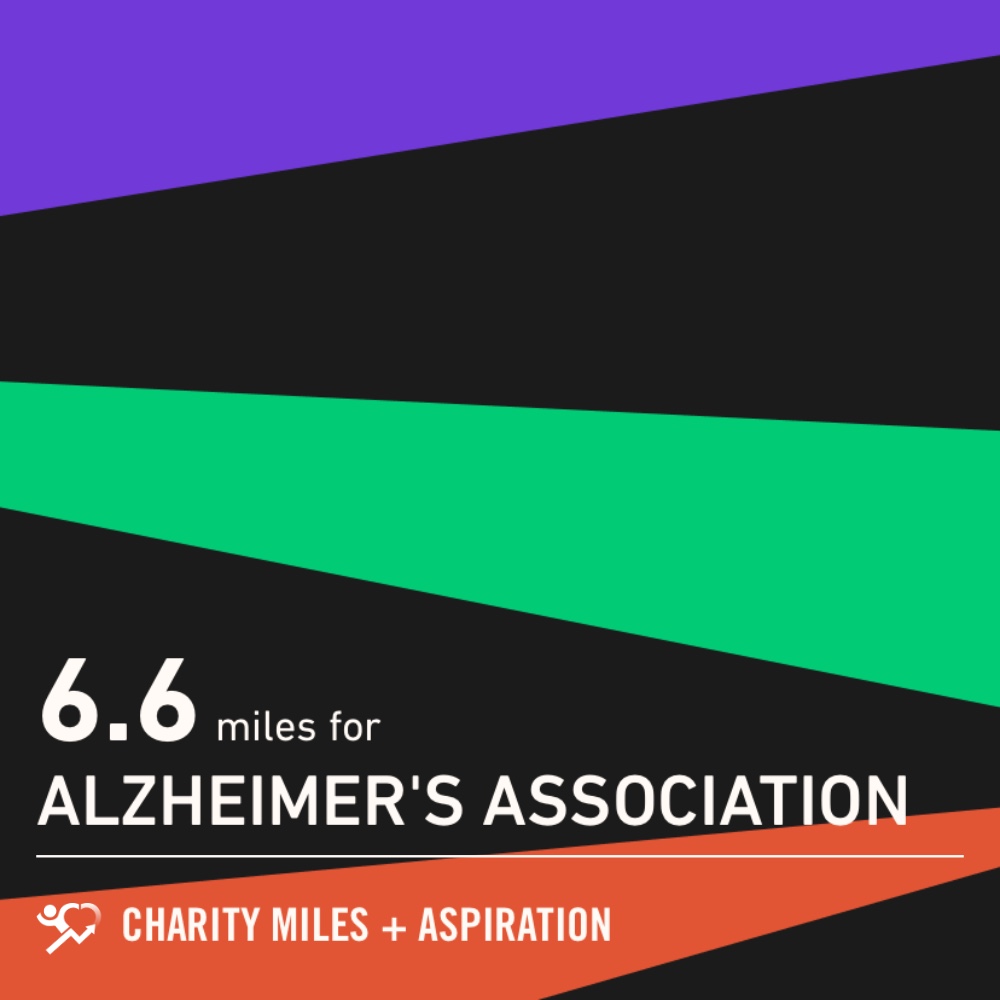 1Mystique1's tweet photo. 6.6 @CharityMiles for @alzassociation. #biking https://t.co/N07pWgYRsY