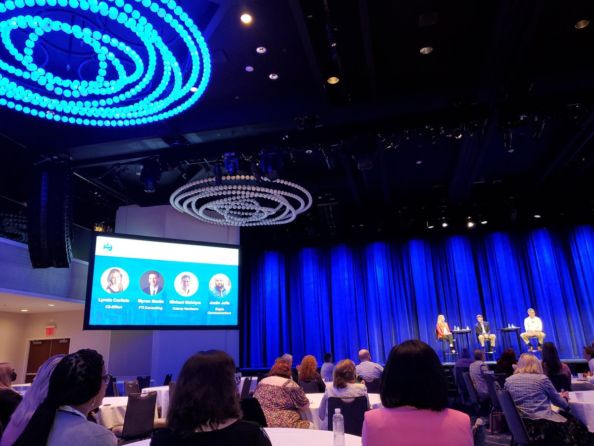 Plenary session end of day one, IABC World Conference. #iabc22