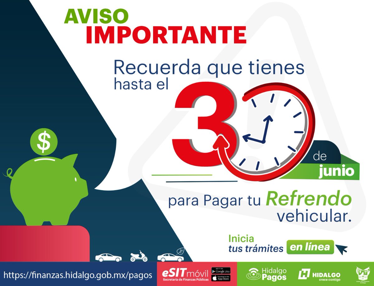 Gobierno de Hidalgo on Twitter "Ahórrate la tenencia paga solo tu