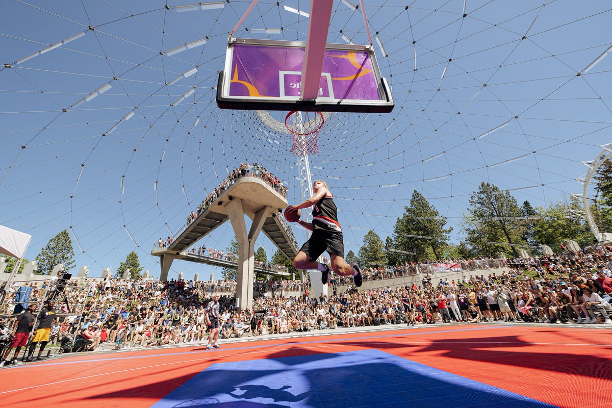 What a weekend! Shout-out to everyone who attended @SpokaneHoopfest, the world's largest 3-on-3 basketball tournament. This is what basketball is ALL about. Can't wait to run in back in 2023! | #badensports #badenbasketball #spokanehoopfest | 📷: @zachdoleac