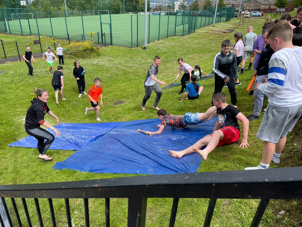 MissBrownWPS's tweet photo. The absolute BEST day having a go on the slip and slide! We are going to miss this bunch so much😢 @WhinhillPS @MissMuttonWPS https://t.co/PVY2qhcMYj