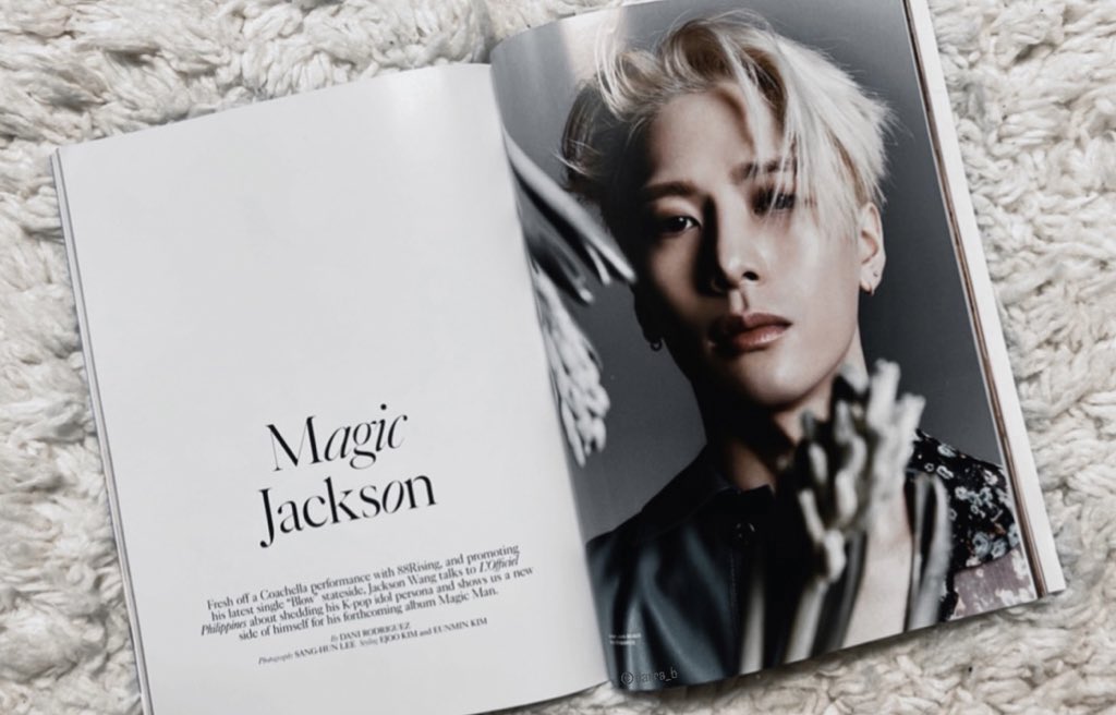 darra_b's tweet photo. God’s favorite, my favorite — the king himself @JacksonWang852 🪄👑

Welcome home baby ♥️
#jackson #jacksonwang #王嘉爾 #왕잭슨 #magicman #lofficielph2022 https://t.co/zgitPhAXju
