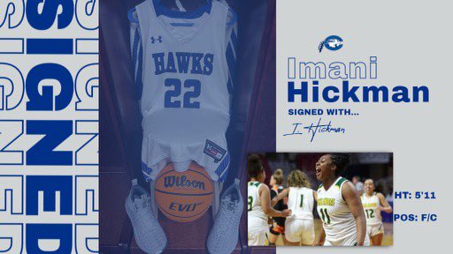 ImaniHickman03's tweet photo. Excited to announce that I have committed to Chowan University 💙! I want to thank my family &amp; coaches for this opportunity! #gohawks
@lady_dragons @Coach_Lenise @ChowanWBB https://t.co/bHWZqtKY7x