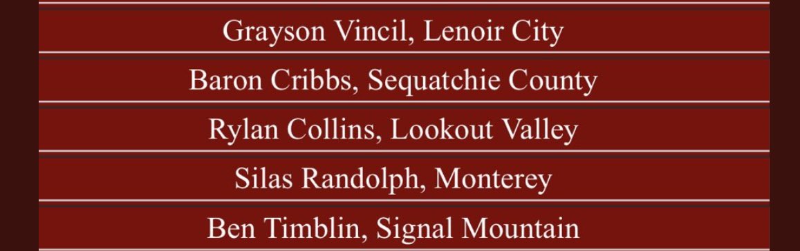 SeqCoBaseball's tweet photo. Congrats to @BaronCribbs for making the Tennessee Baseball Report All-Region Team!! https://t.co/oZcoROVPzX