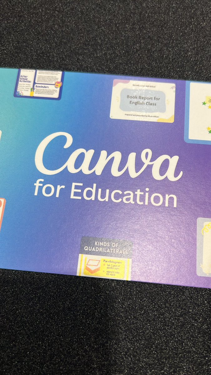 So I just found out that @canva and #canvaforeducation is now free for like, everyone I work with. Geeking out over here! #ISTELive22