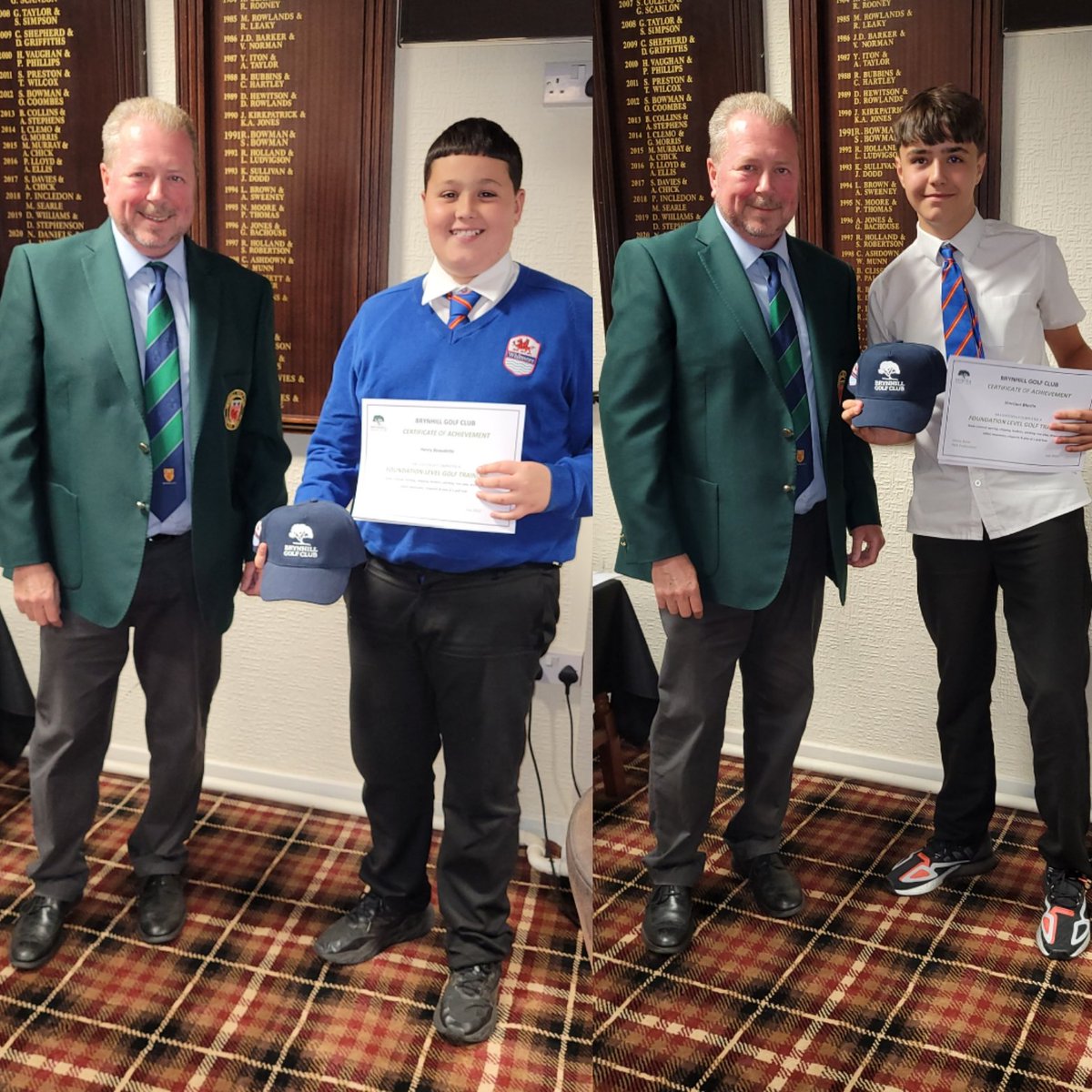 WhitmoreHighPE's tweet photo. Tonight was the presentation for the @whitmorehigh @BrynhillCourse Golf Academy graduation. A terrific event where the pupils were awarded their Academy caps, memberships and certificates. We've said it before, but this is a fantastic community link. Well done all involved! ⛳️ https://t.co/wj9xxxQwJ4