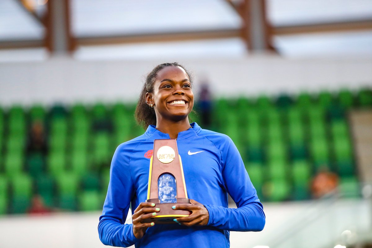 GatorsTF's tweet photo. An Outstanding Season for Jasmine Moore 👏

Everything you could've asked for from our star jumper!

- 4 NCAA Titles
- 4 SEC Titles
- Indoor Collegiate Record (Triple Jump)
- Perfect Triple Jump Season
- 3 Team Titles

One of the best seasons in NCAA history! https://t.co/fWyhU1wV6A