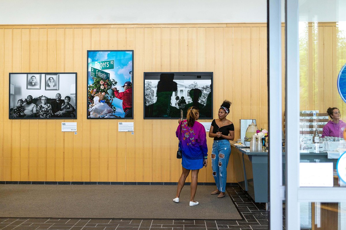 chpublib's tweet photo. It's the last week to see Cornell Watson's Tarred Healing exhibit at the library — come by and check it out during the library's open hours now through June 30. More info ➡️ https://t.co/VuDEP32Nuy https://t.co/hNWg5OYw2Z