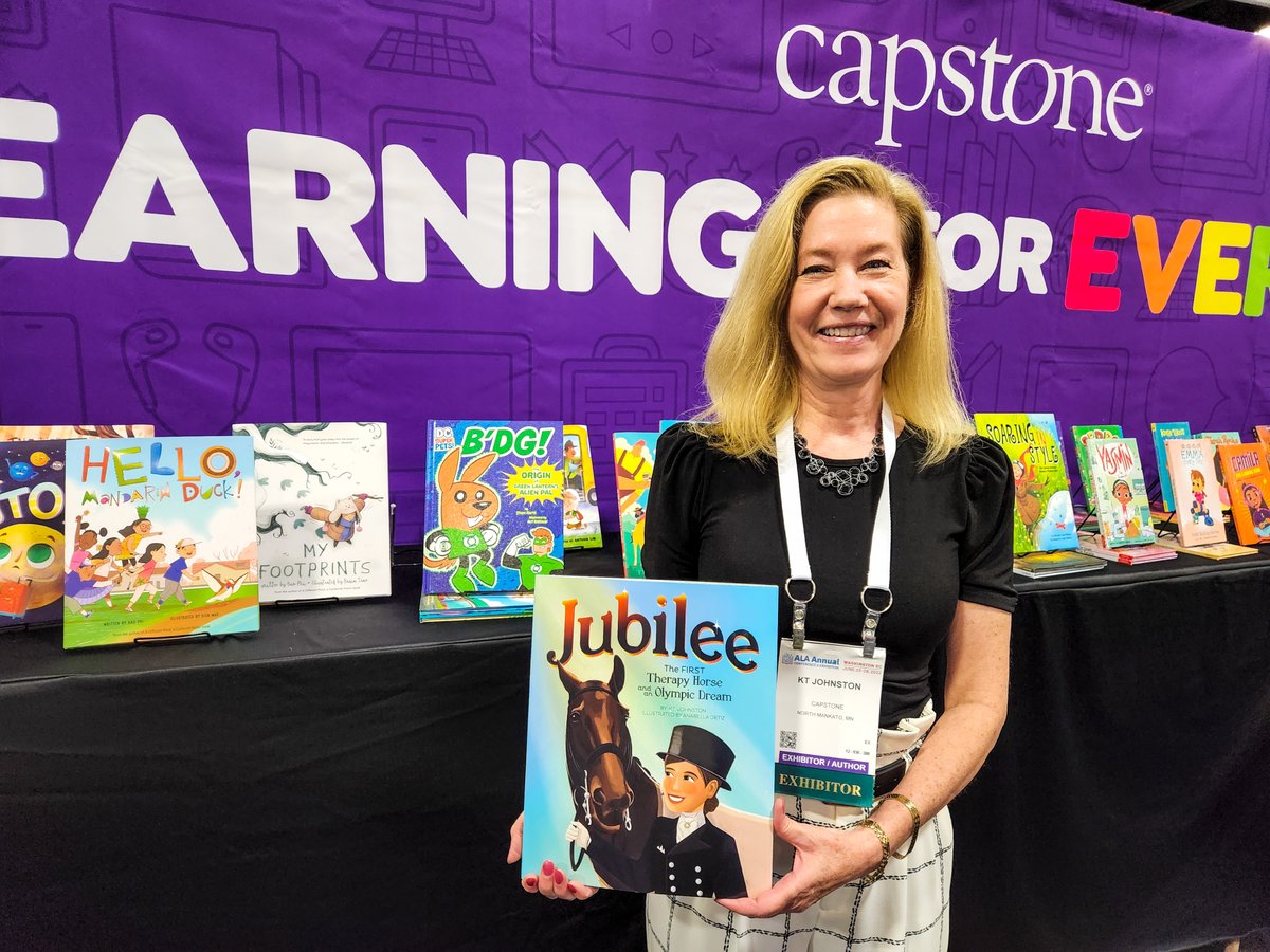 CapstonePub's tweet photo. What an incredible weekend of #ALAAC22 !!! Thank you everyone who stopped by for a signed book, giveaway, or just to say "hi!" π
Shout out to #BaoPhi, #JayAlbee, @AuthorLauraGehl, and @KTDidz! https://t.co/qyKfWq2sno