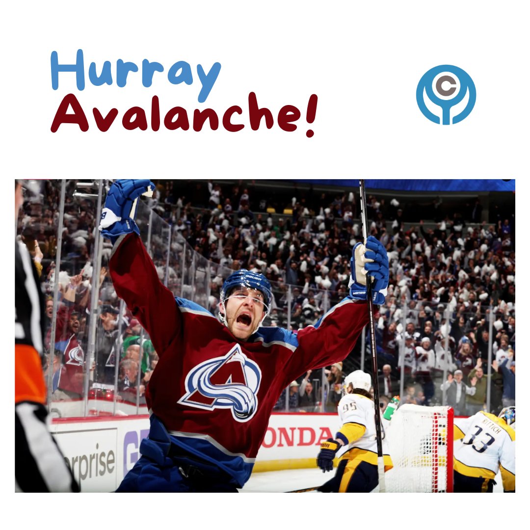commonsonchampa's tweet photo. Last night we all had one voice note: 
Hurray! We are proud to be part of our city, we are proud of our team. 

Sports are part of the invisible thread that makes us the amazing community that we are.  

#GoAvsGO #Colorado #SportsSpirit #StanleyCup #Denver https://t.co/rWEKV9UEI3