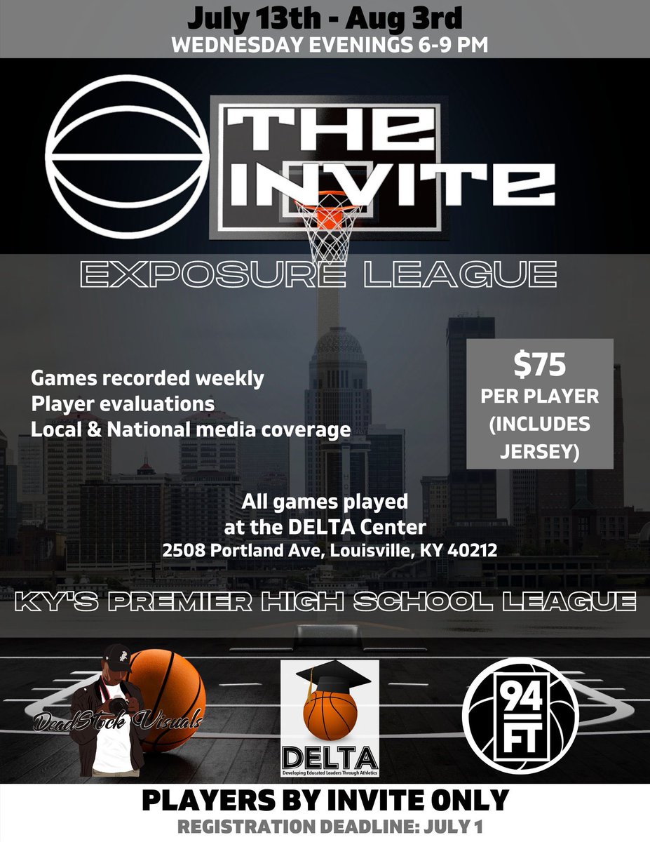 This is getting READT to be🔥 @94fthoops @DeadStock_V @weshinton83 @deltainc502 

#TheInvite ✍🏽 
#ExpouseLeague 🏀