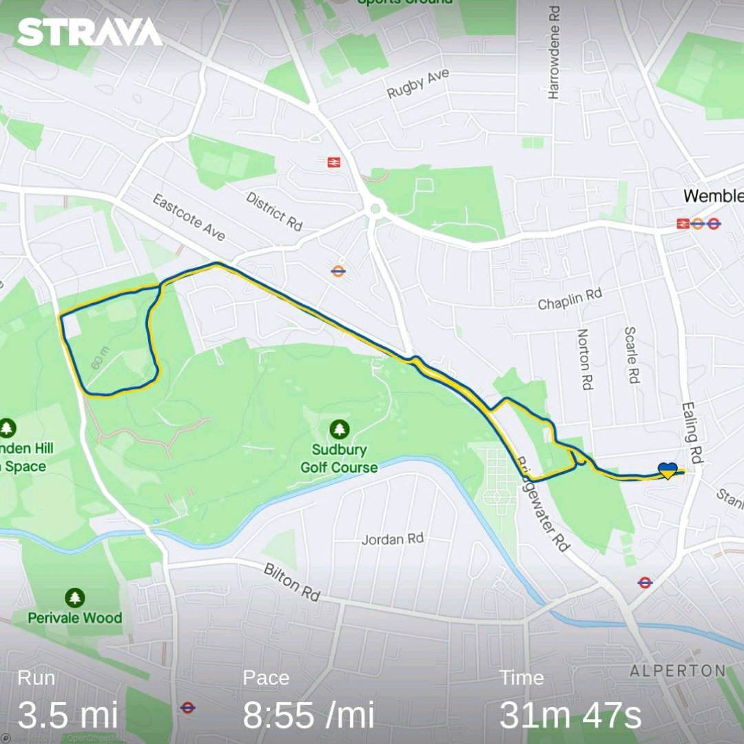 runwithandy's tweet photo. π€That evening sunset #5k run! πππ«Άπ½πββοΈπͺ΅ππ #mondaymotivation #active #fitness #brent #sunsetlovers #ealing #june #asics #workout #summer #goodevening #training #london #keepgoing #ukrunchat #shokzsquad #weekendvibes #trailrunning #runwithandy #healthiswealth #runthroughuk https://t.co/JqZCphYrxs