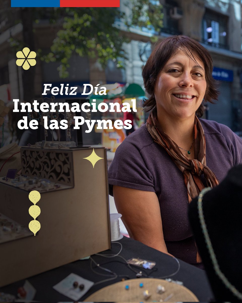 meconomia's tweet photo. En este Día Internacional de las Pymes, queremos reconocer a todas las Micro, Pequeñas y Medianas Empresas que son la fuerza de la economía. 

Estamos comprometidos en visibilizar y apostar por el desarrollo económico y productivo de las Pymes 

#EligePyme
#PymesPorChile https://t.co/9JnbjkePOS