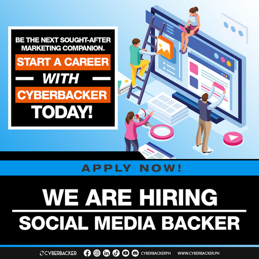 RalphLao03's tweet photo. We just can't stop #growing!!!
Join our family TODAY!
We are still hiring #Socialmedia Backer
APPLY at https://t.co/fU1vVtAuKE https://t.co/oXoCRi6DBj