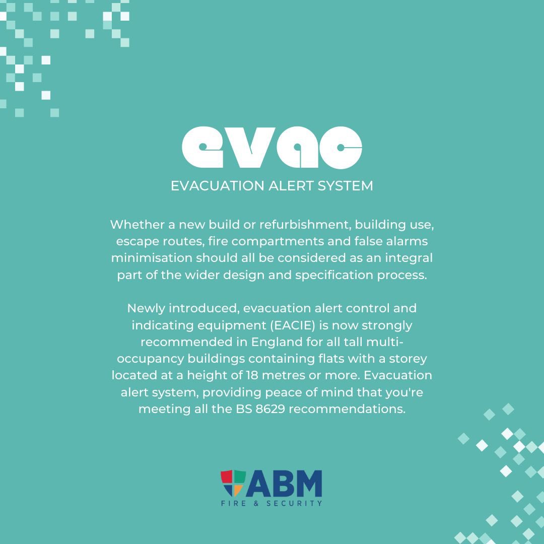 EVACUATION ALERT #SYSTEM 🏠 🚨 

ABM #Security are trained EACIE system installers. 

To find out more about EACIE systems, make a quick enquiry today: abmsecurity.co.uk 👍 

ABM Security 🔒 

“Security in Safe Hands” 🤝