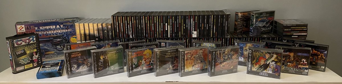 So if anyone wondered what a full Sega Mega CD PAL set looked like…  

Just a little Meg CD porn #megacdmonday #sega #retrogaming #showusyourgames 

Had this for a while now but haven’t had them all out due to space 😍😍😍