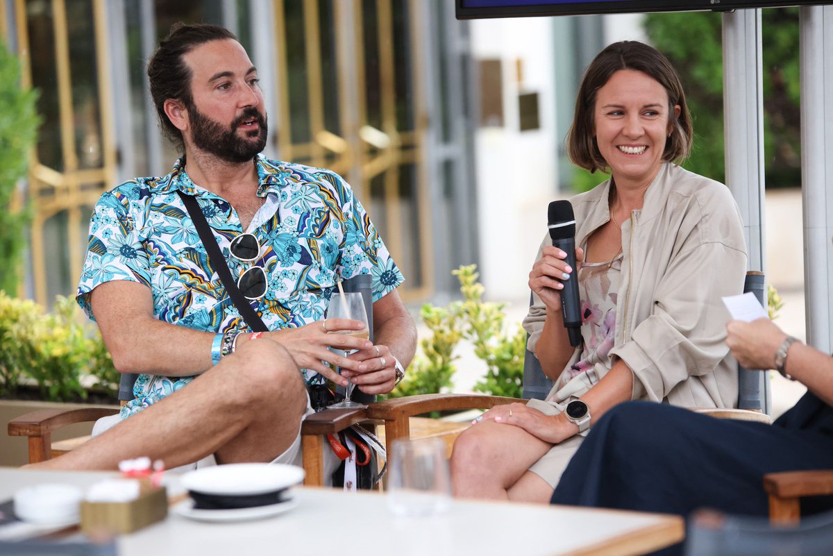 BrandInnovators's tweet image. @dentsuintl's @senden, @Galderma's @cencul15 &amp;amp; @GumGum's @PhilSchraeder were at our Cannes #BISummit last week, discussing all things data &amp;amp; personalization. 🏆