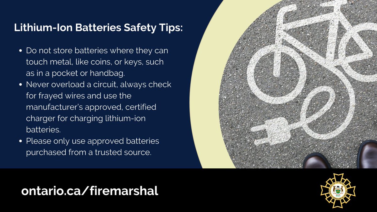 Exploding lithium-Ion batteries have become a public safety issue. Protect yourself with our tips below. #firesafety #batteries #Lithium