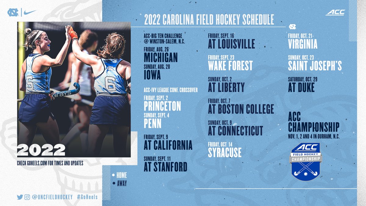 UNCFieldHockey's tweet photo. 2⃣0⃣2⃣2⃣, here we come! 🏑

🔗 https://t.co/9Gi5g8bY13

#GoHeels https://t.co/0CC5QykoAv