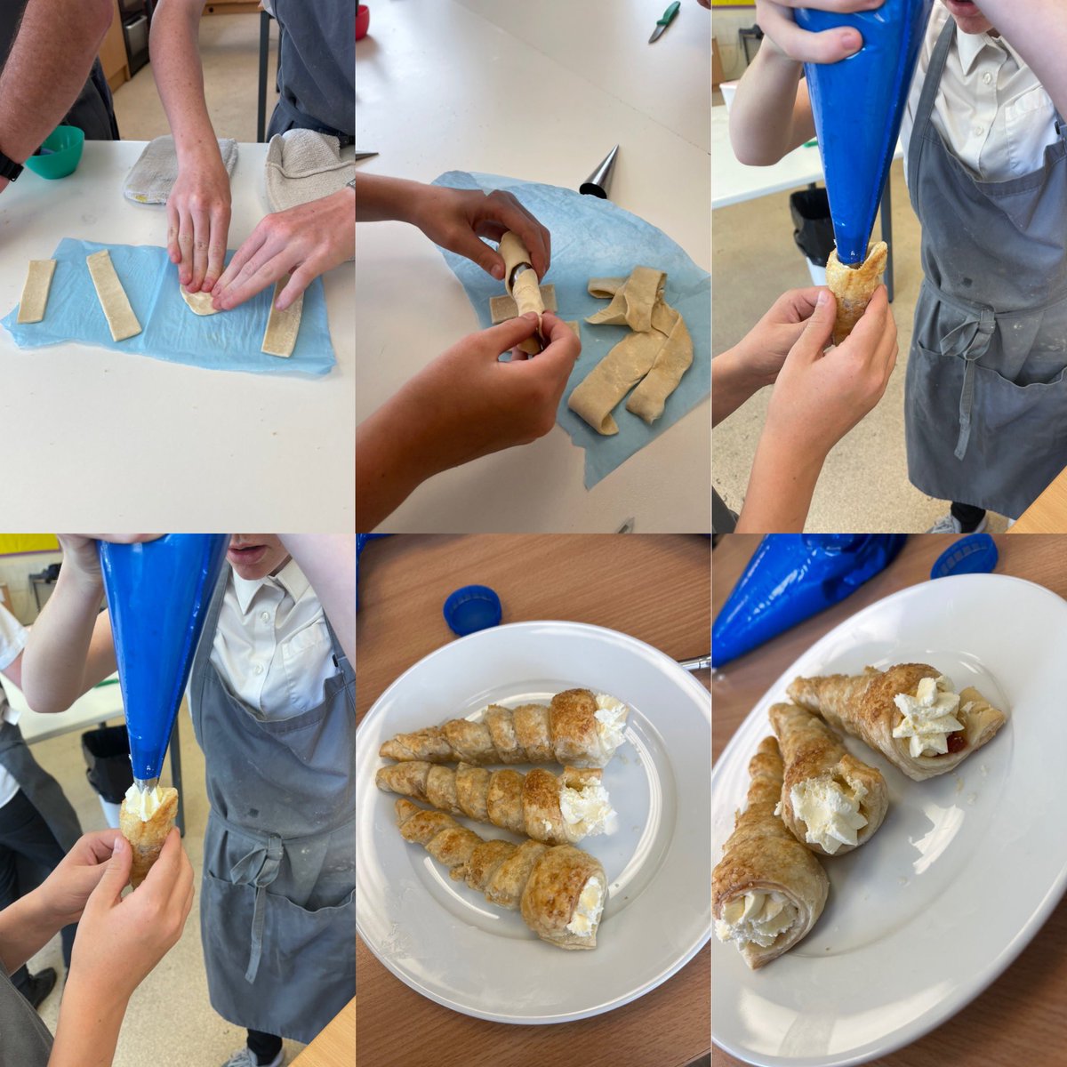 Fresh cream horns created by the <a href="/MaestegMAC/">Maesteg Alternative Curriculum - Mr James</a> today 😋🍰🍦