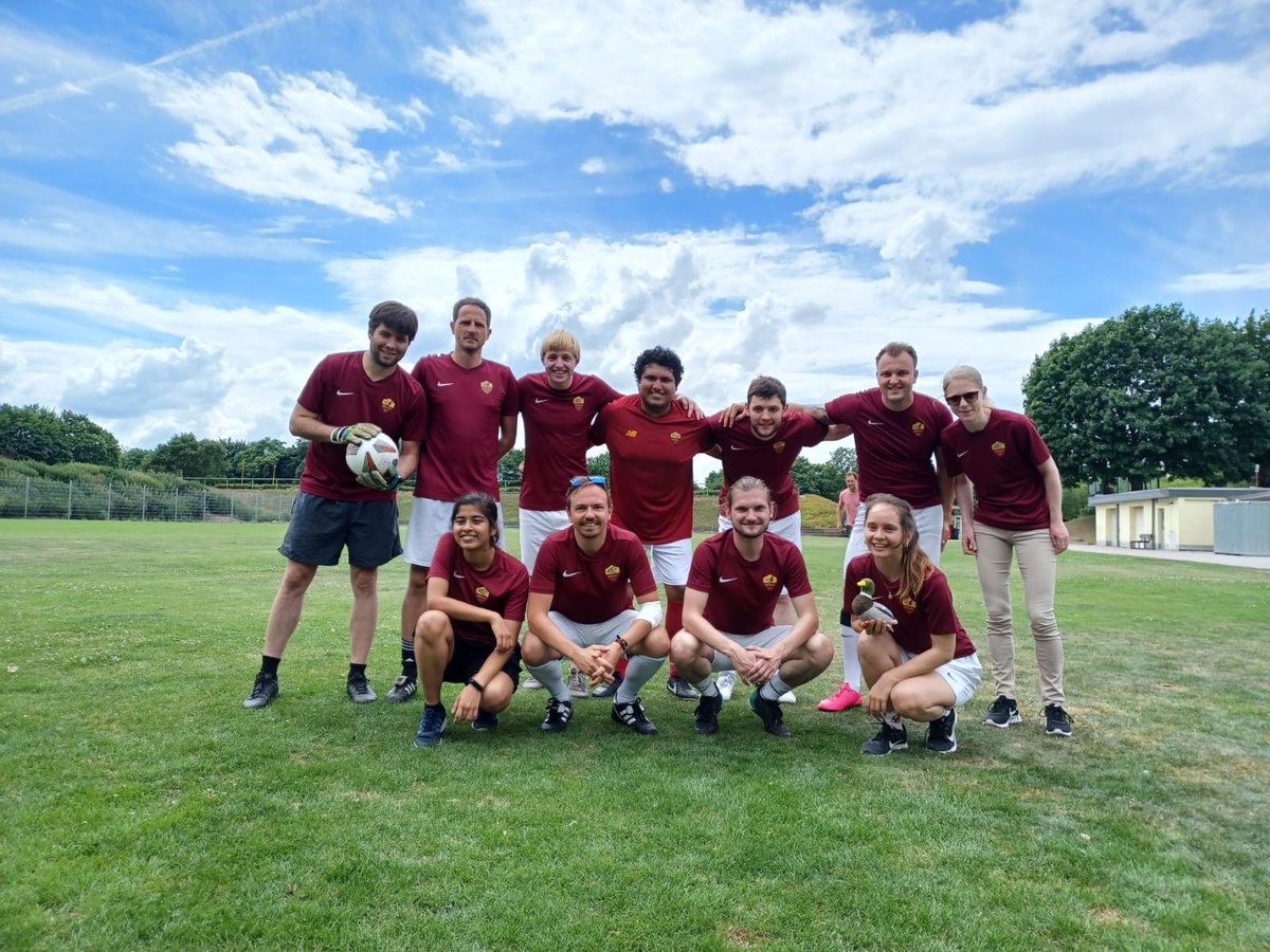 AS Broma rocks 🦆!  Our team won the chemistry faculty soccer tournament (<a href="/IgorFokin5/">Igor Fokin</a>, @NilleOst, with help from @MatthiasOtteLab as goalie and other friends from inorganic chemistry 😀).