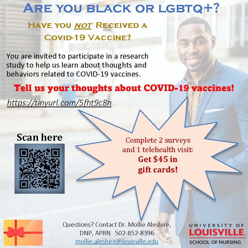 DrAleshire (@draleshire) on Twitter photo Please PARTICIPATE or RETWEET! #research #HealthDisparities #minorityhealth #blackhealth #LGBTQhealth <a href="/UofL_Nursing/">UofL Nursing</a> <a href="/UofLInnovate/">UofL Research and Innovation</a> <a href="/uoflbsna/">UofL BSNA</a> <a href="/UofLCIK/">Commonwealth Institute of Kentucky</a> <a href="/louprideky/">Louisville Pride Foundation</a> <a href="/PrideInKY/">Kentuckiana Pride</a> <a href="/QueerKentucky/">Queer Kentucky</a> <a href="/MelanatedHealt1/">EnVue Health</a> <a href="/Booker4KY/">Charles Booker</a> @atticaforky <a href="/dwaynecomp98/">Dwayne Compton</a> Please PARTICIPATE or RETWEET! #research #HealthDisparities #minorityhealth #blackhealth #LGBTQhealth <a href="/UofL_Nursing/">UofL Nursing</a> <a href="/UofLInnovate/">UofL Research and Innovation</a> <a href="/uoflbsna/">UofL BSNA</a> <a href="/UofLCIK/">Commonwealth Institute of Kentucky</a> <a href="/louprideky/">Louisville Pride Foundation</a> <a href="/PrideInKY/">Kentuckiana Pride</a> <a href="/QueerKentucky/">Queer Kentucky</a> <a href="/MelanatedHealt1/">EnVue Health</a> <a href="/Booker4KY/">Charles Booker</a> @atticaforky <a href="/dwaynecomp98/">Dwayne Compton</a>