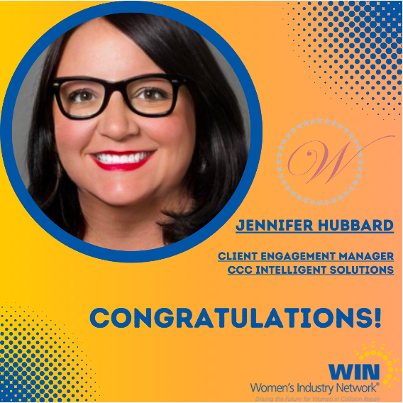 Congratulations, Jennifer!

“It’s totally up to the individual on how you want the collision repair industry to change your life.”
