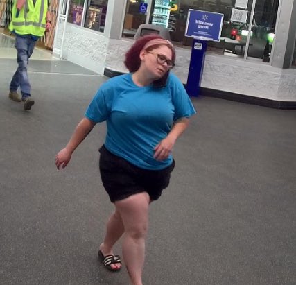 Knoxville_PD's tweet photo. Help needed to identify the pictured woman, who assaulted an employee at the Walmart on Parkside Drive on June 21, 2022. Know who she is? Contact @tn_crime at 865-215-7165 or by texting **TIPS. Tipsters can remain anonymous and be eligible to receive a cash reward. https://t.co/mNpHLZWjyw
