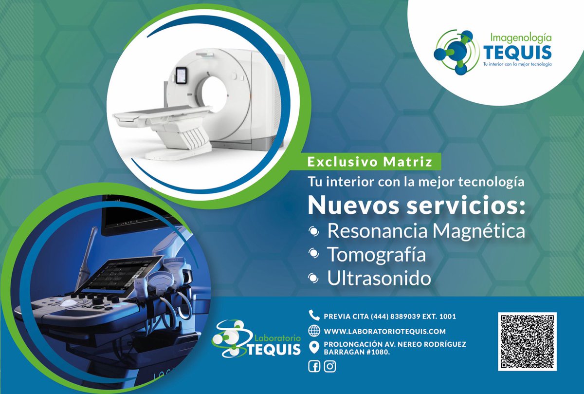 QueTalmagazine's tweet photo. Nuevos servicios en el Laboratorio de los Potosinos... @LTequis
#ellaboratoriodelospotosinos #LaboratorioTequis https://t.co/8rjs2f1bI3