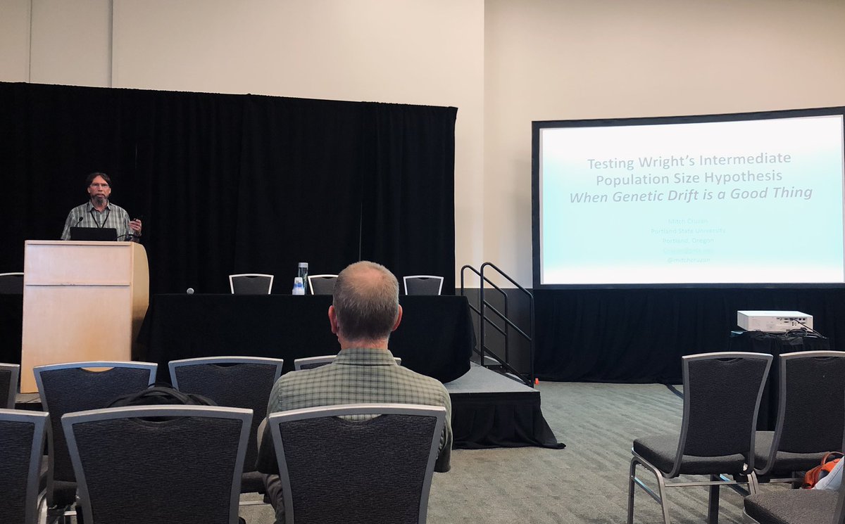 JaimeSchwoch's tweet photo. Very thought provoking talk by my advisor @mitchcruzan this afternoon. If you missed it, catch the recording later #Evol2022 https://t.co/qiADP1FOIV
