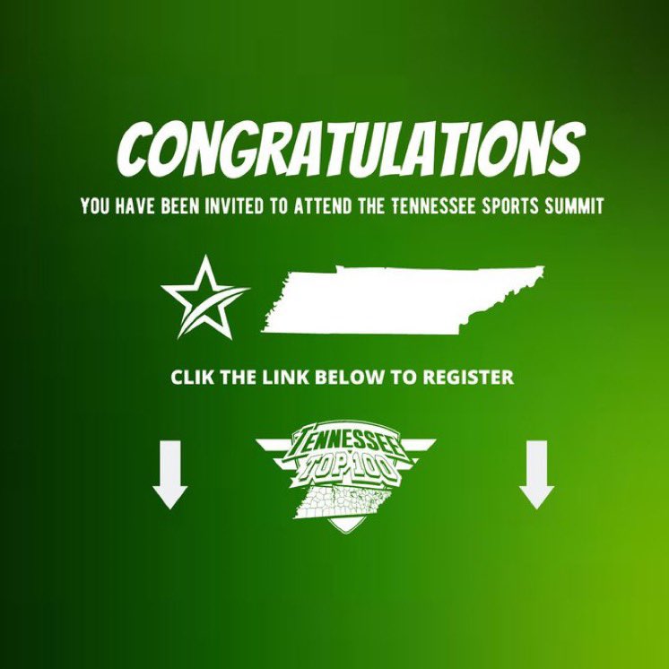 Extremely blessed and honored to receive an invitation to Tennessee Top 100 Camp. Can’t wait to show up and compete! <a href="/tntop100/">www.tntop100.com</a> <a href="/COACH_MURRAY34/">Coach Murray</a> <a href="/ScottSemp/">Elite QB Training</a> @APSUCoachSW <a href="/QBHitList/">QBHitList.com</a> <a href="/PrepRedzoneNext/">Prep Redzone 𝙉𝙀𝙓𝙏 🏈</a> <a href="/OnTopAthletics/">OnTopAthletics Inc📚🏈⚾️</a> <a href="/TNFutureStars/">TN Future Stars</a> <a href="/TColston6/">Gunslinger QB Challenge</a>