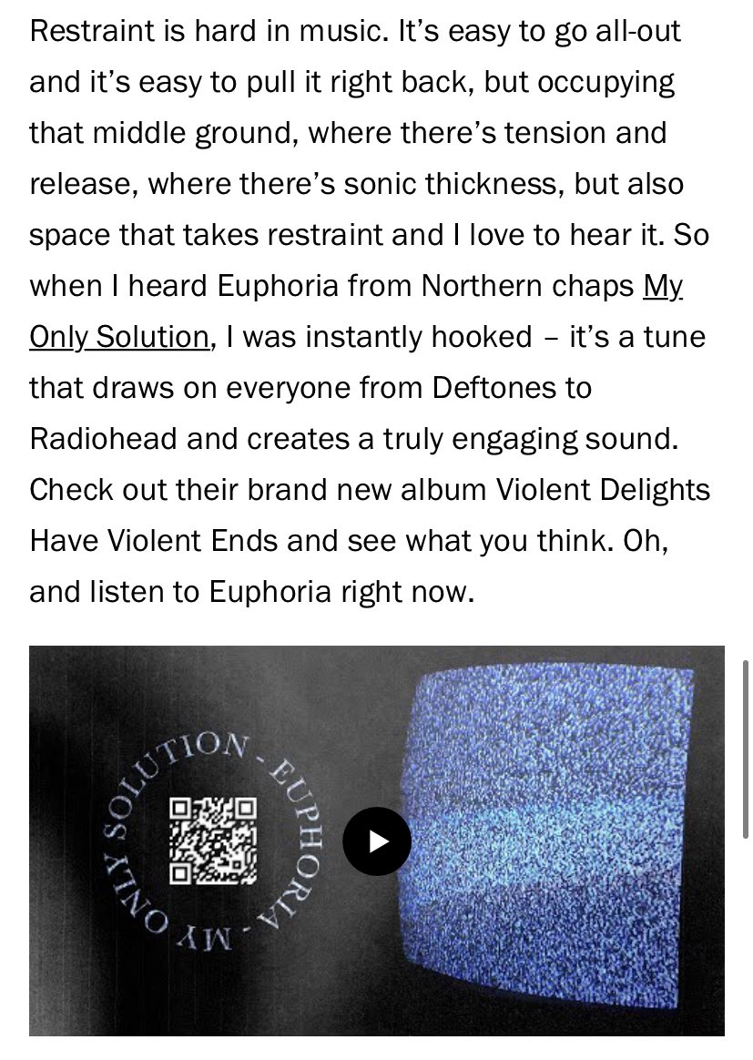 ryansdeadinside's tweet image. Featured on the @KerrangMagazine website!! Thank you @alexbakerman for the incredibly kind words 🤍🤍