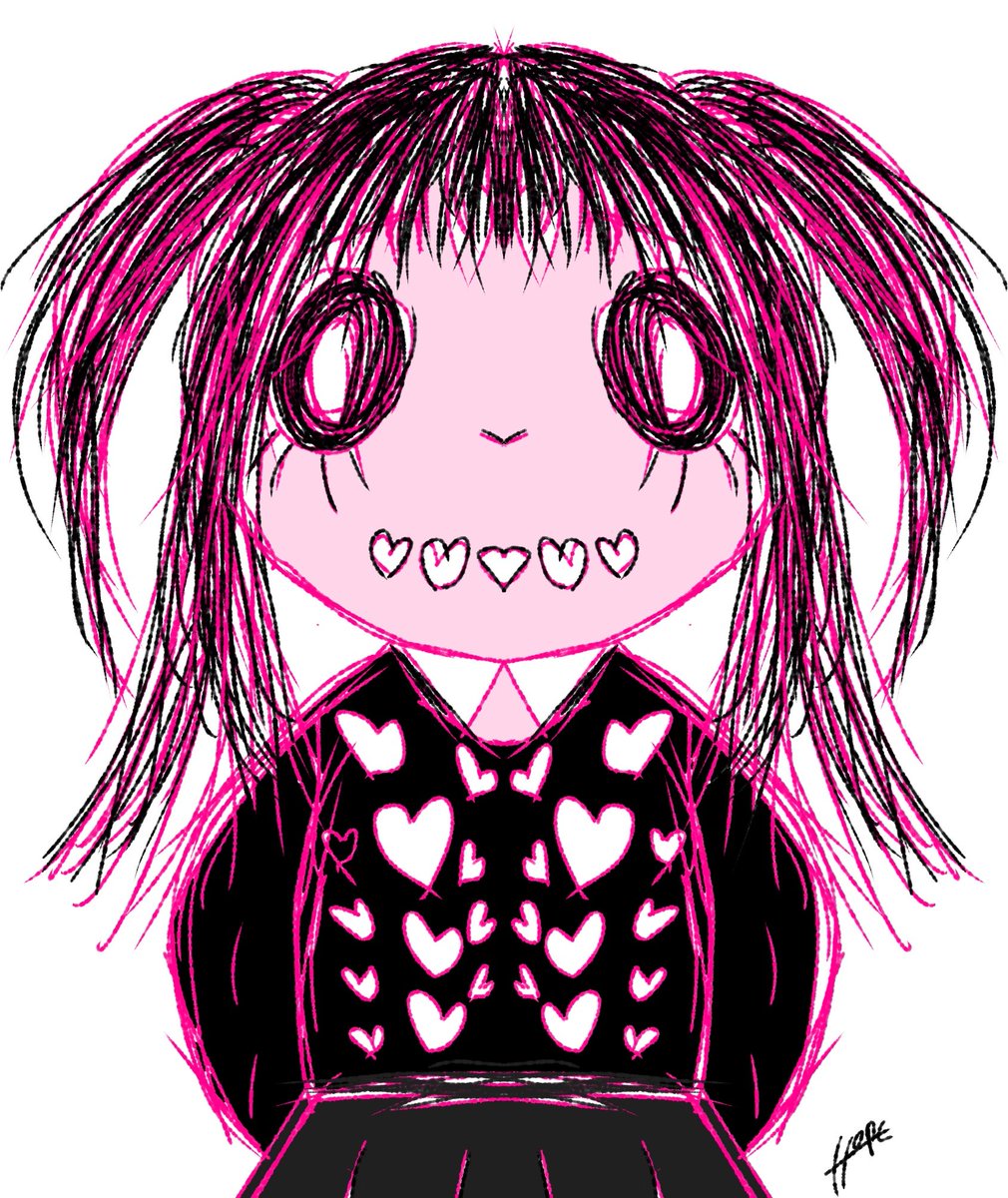 HOPEDPR's tweet photo. heart monster girl https://t.co/VfySkRkkFY