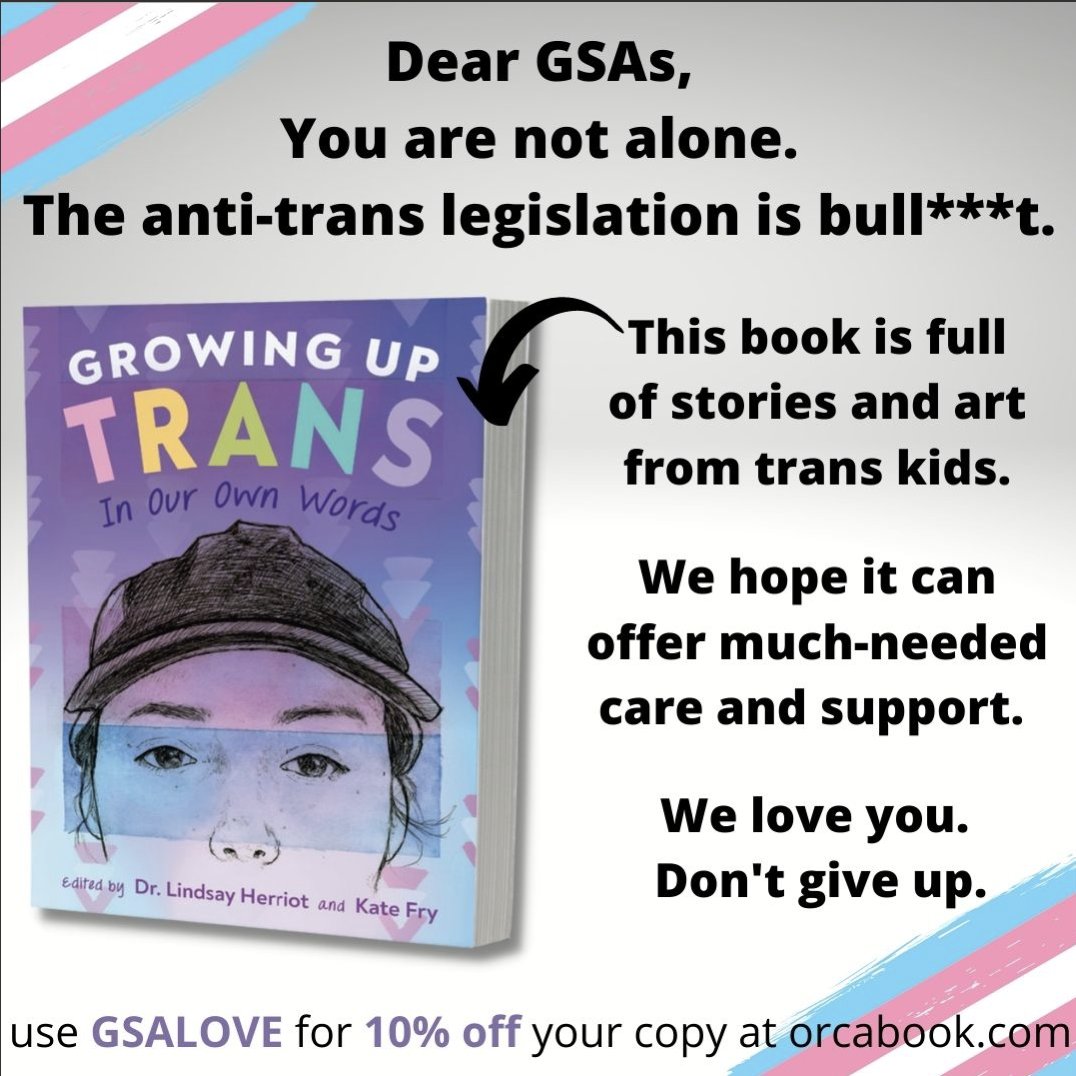 MatthewsPlace1's tweet photo. #GrowingUpTrans compiles stories, essays, art, and poetry created by trans kids from 11 to 18.
LGBTQ+ kids deserve to have their stories told in their own words. https://t.co/AY7jvW2fW6
