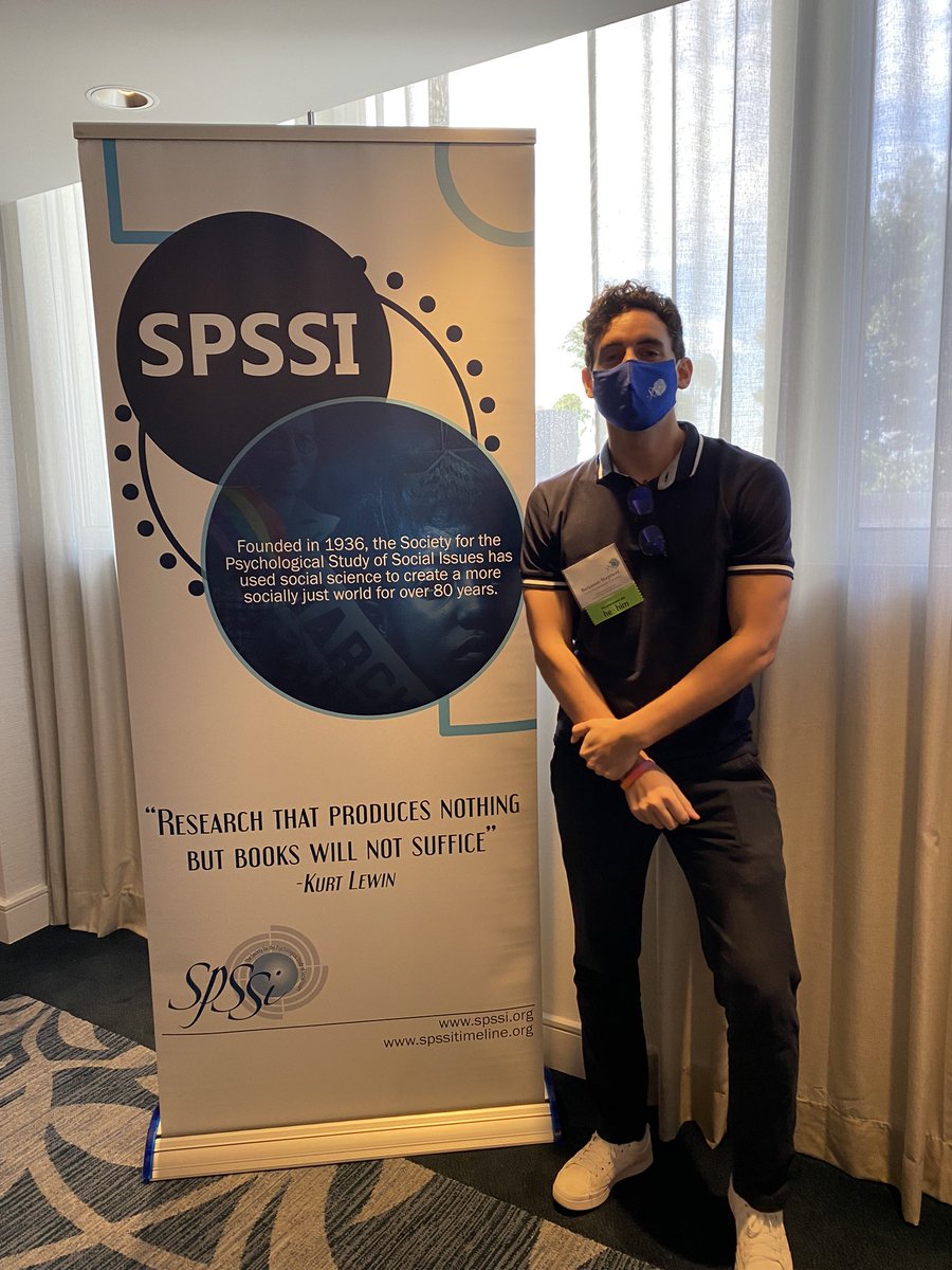 Stigmatologist's tweet photo. “Research that produces nothing but books will not suffice” -Kurt Lewin 

Grateful for the supportive, informative, and energizing connections I made at #SPSSICON2022 #firstinpersonconference✅ @SPSSI https://t.co/KbfHsmv0wC