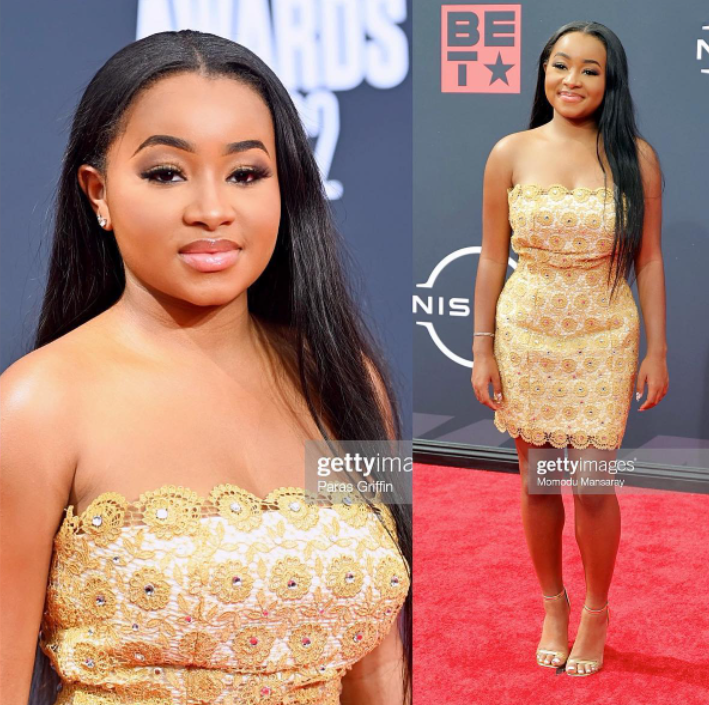 WeAreBluPrintPR's tweet photo. ON THE SCENE: @kingrichardfilm actress @thereallaylac crawford spotted at the 2022 @betawards where #KingRichard won BEST MOVIE ⚡️#LaylaCrawford #BETAwards #BET #mayhementertainmentpr https://t.co/vbDPu9D9fA