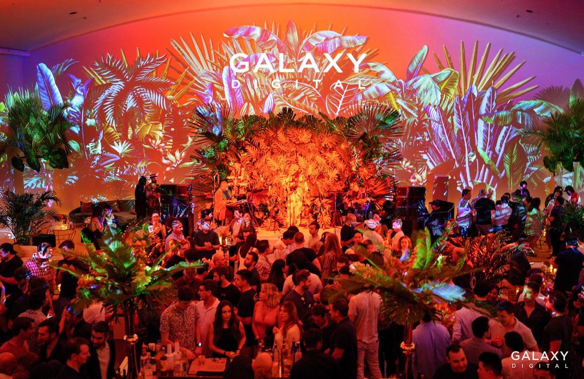 thetemplehouse's tweet photo. A Tropical Galaxy for Galaxy Digital during Miami Bitcoin Conference 2022. @unitedprojection 
🌴🪐
-
#nftnyc #nfts #nft #nftnyc2022 #artbasel #nftartbasel #miamivenue #thetemplehouse #nftartist #nftart #nftcollectors #nftdrop #nftartgallery #nftgallery #projectionmapping https://t.co/0AWJYUHmUW