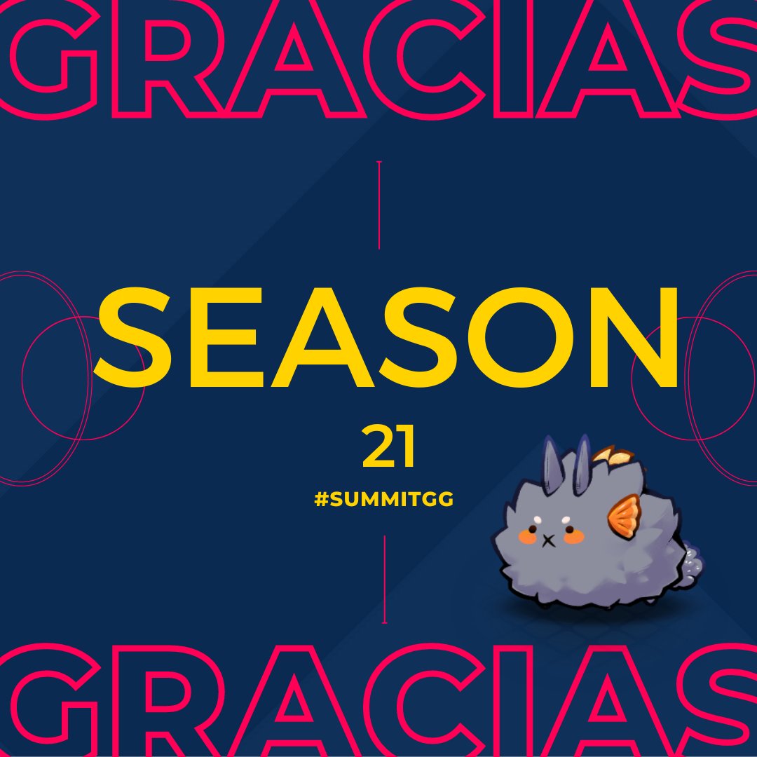 SummitGGuild's tweet photo. ¡Gracias #SUMMITGG!
Les agradecemos a TODOS nuestros becados que dieron todo en el final de la Season 21 , especialmente queremos agradecerle a nuestro TOP 5 de Summit.
- @DAESHINHO10 (TOP 59 MUNDIAL)
- Joaquin
- Hacker
- @an1more_
- Shadow
#SummitGG #AxieInfinity #Becas https://t.co/uv00DoFVsy