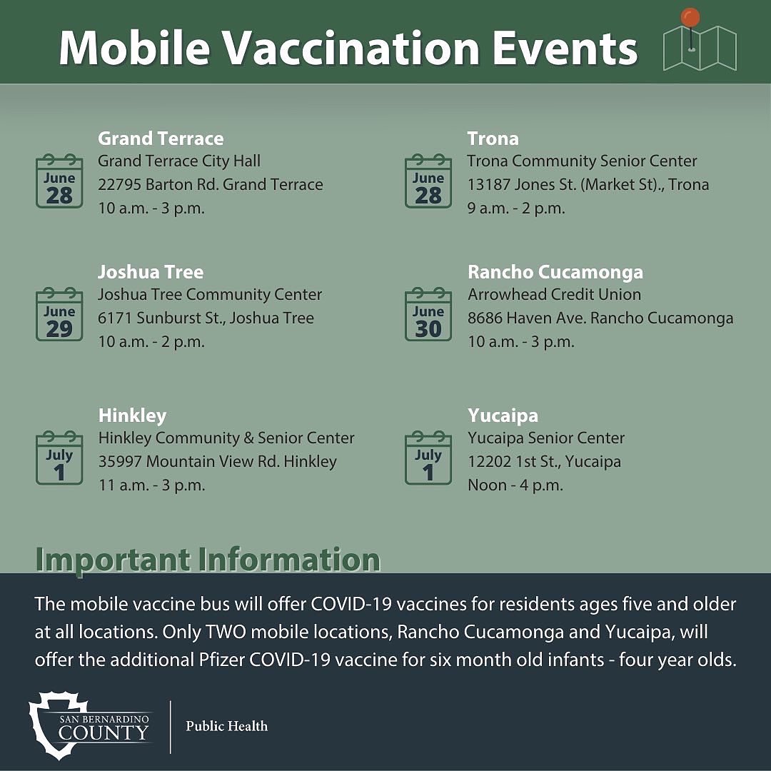 San Bernardino County Department of Public Health tweet media