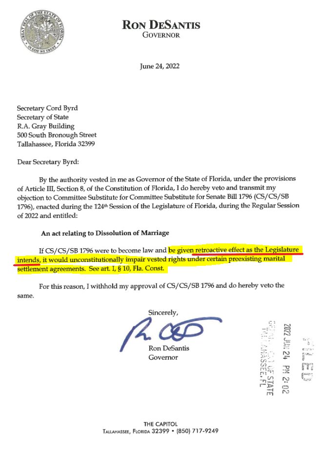 DaniBeeForMe's tweet photo. @enforcethelaw22 @FLPhoenixNews @JoeGruters @Kathleen4SWFL I don't have a law degree but I still understand the basic concept of unconstitutionality. Why have U been wasting FL taxes payers' money w/retroactivity for years? If you wanted to fix it, you'd fix it going forward. That's good intent. @GovRonDeSantis https://t.co/vpsMIRvOfM
